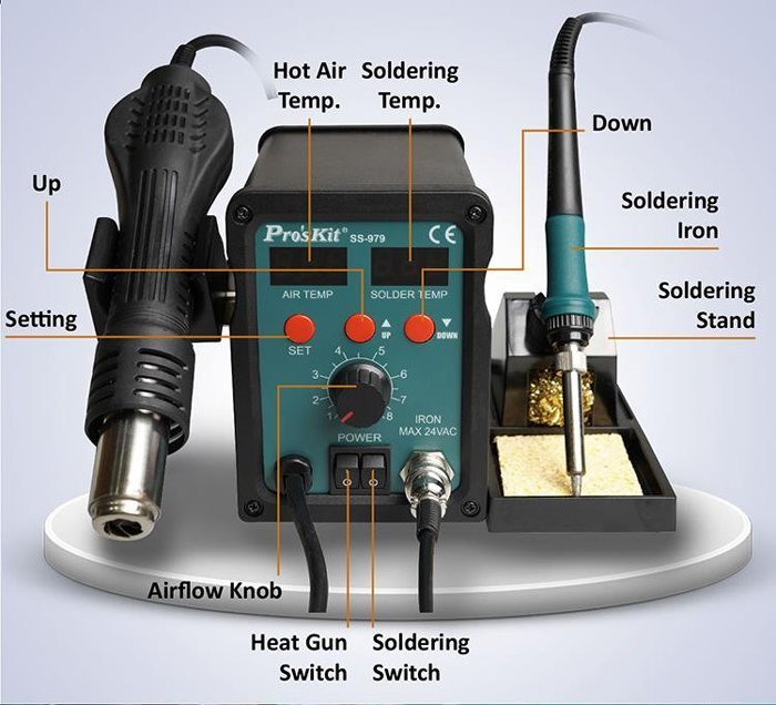 stathmos sygkollisis, kollitiri/air gun, 760W, 200-480 °C 6462 Stathmos sygkollisis 3