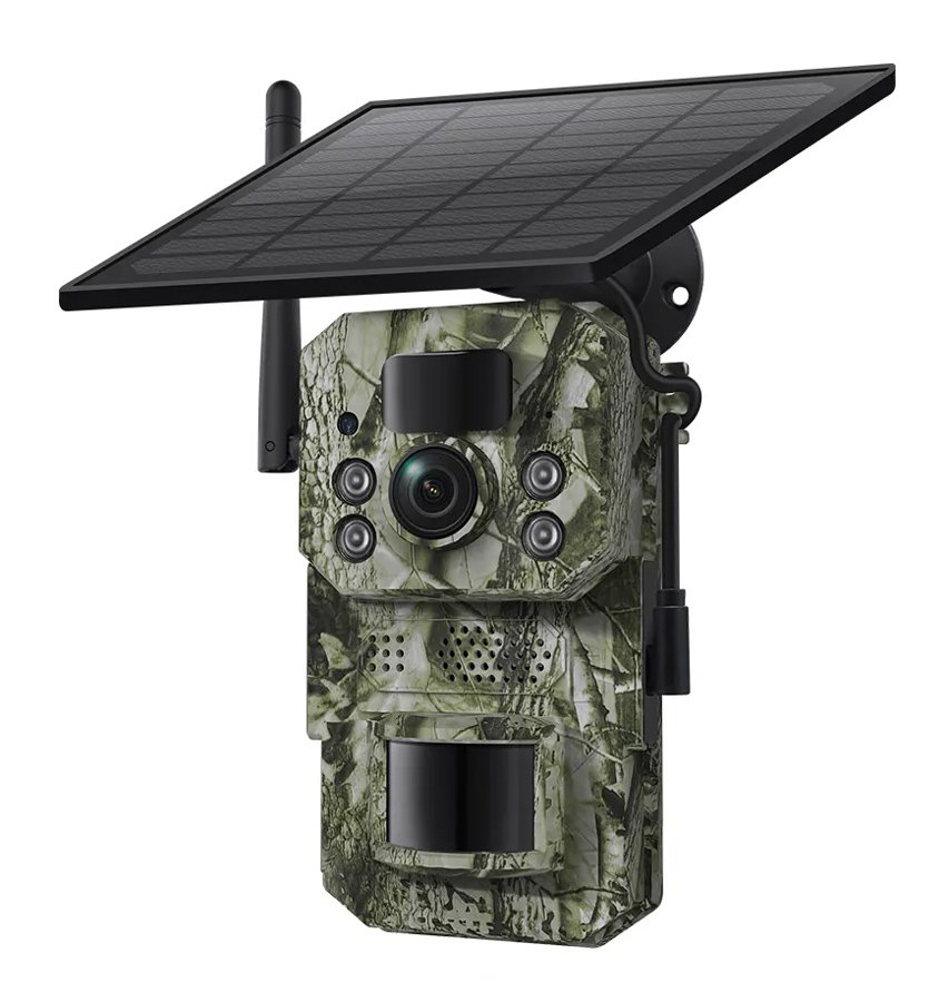 SECTEC smart ηλιακή κάμερα κυνηγού , 3MP, 4G, PIR, SD, IP66 8227