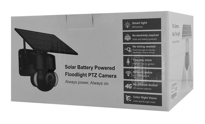 smart iliaki kamera me provoleis, 3MP, Wi-Fi, PTZ 4248 outdoor
