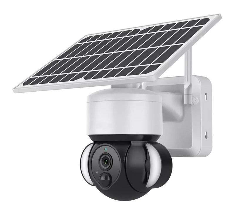 SECTEC smart ηλιακή κάμερα  με προβολείς, 3MP, Wi-Fi, PTZ 4248