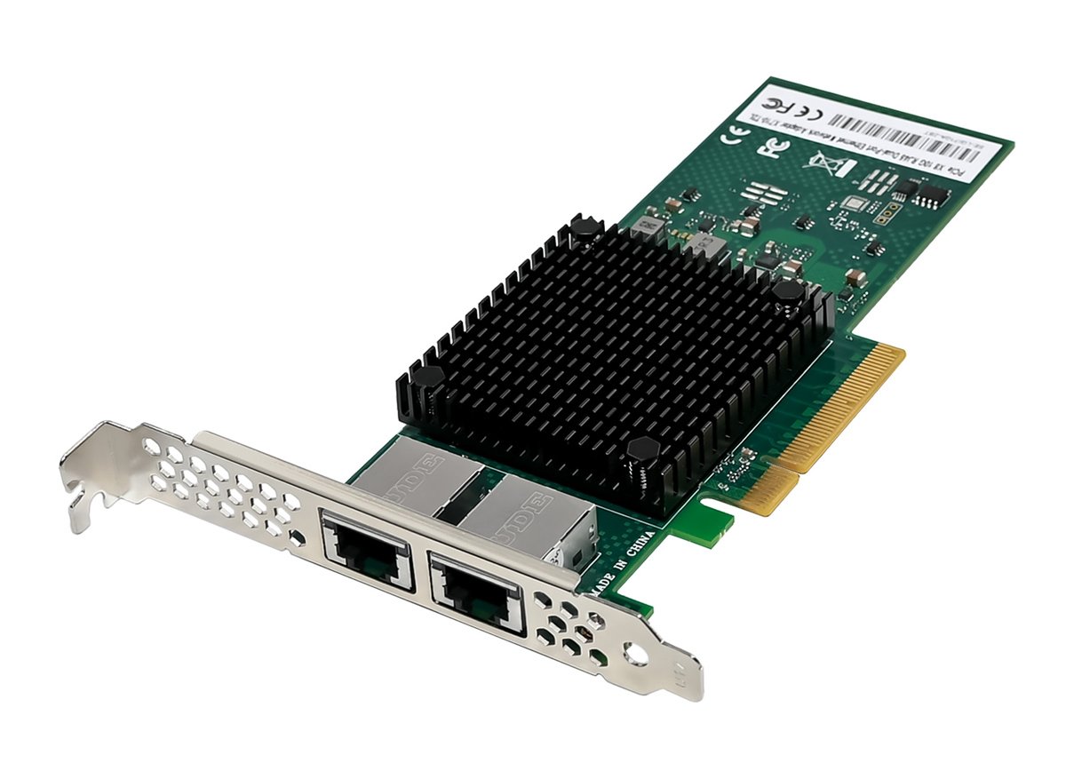 POWERTECH κάρτα επέκτασης PCIe σε 2x RJ45 , Intel X710-AT2, 10GbE 6436
