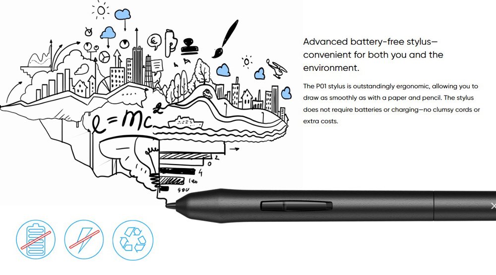 XP-PEN ταμπλέτα σχεδίασης με γραφίδα tar 03 V2, 228.8x152.6mm, μαύρο 9472 - Image 5