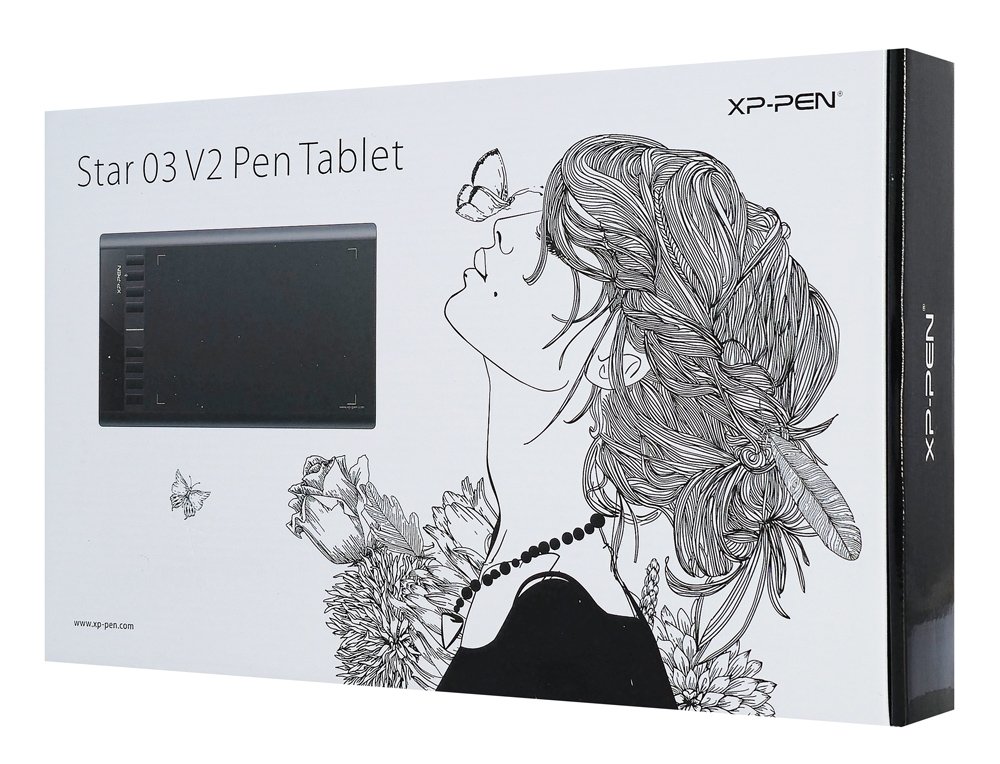 XP-PEN ταμπλέτα σχεδίασης με γραφίδα tar 03 V2, 228.8x152.6mm, μαύρο 9472 - Image 8