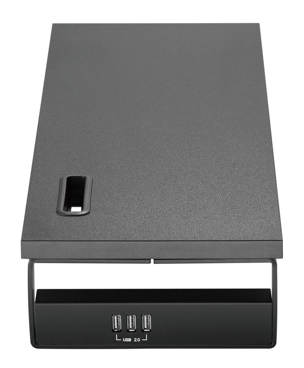 epitrapezia vasi gia othoni/laptop me 3x USB thyres, 17-32", eos 20kg, mayri 8757 Epitrapezia