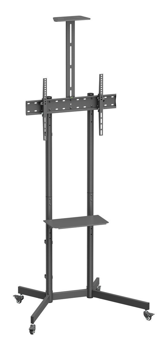 BRATECK βάση τηλεόρασης δαπέδου , 37-70", έως 45kg, με ράφια & ροδάκια 8317