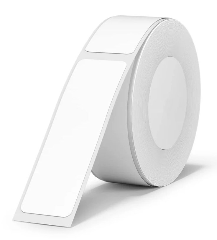 NIIMBOT ρολό θερμικών αυτοκόλλητων ετικετών , 12x40mm, 155 ετικέτες, λευκό