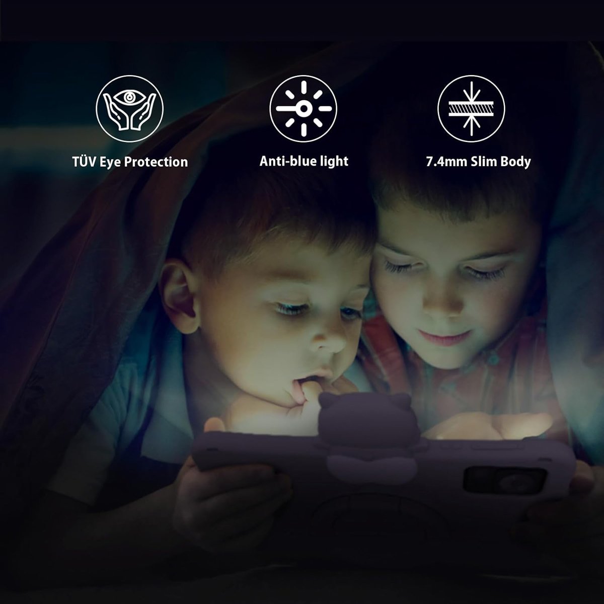 DOOGEE tablet Mini Kids, 8.4", 4/128GB, 4G, Android 13, 5060mAh, μωβ 9609 - Image 6