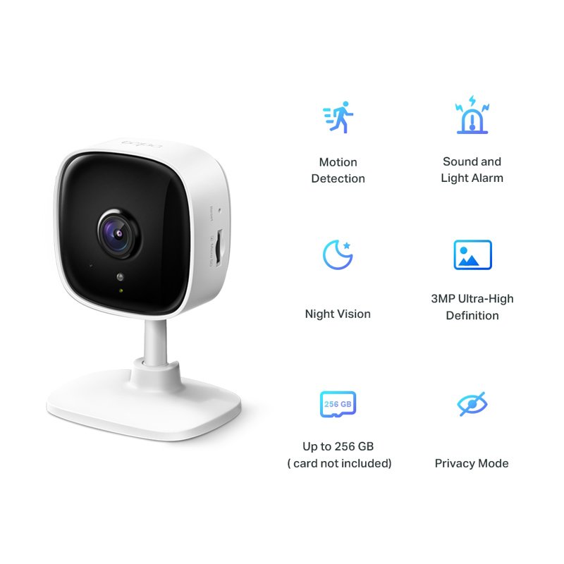 P-LINK smart kamera apo C110, 2K, motion detection, Wi-Fi, Ver. 2.0 5814 indoor