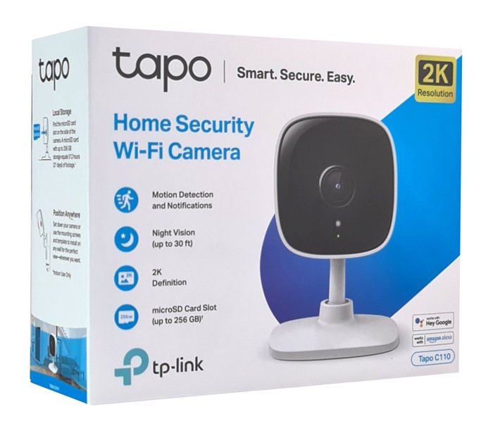 P-LINK smart kamera apo C110, 2K, motion detection, Wi-Fi, Ver. 2.0 5814 indoor