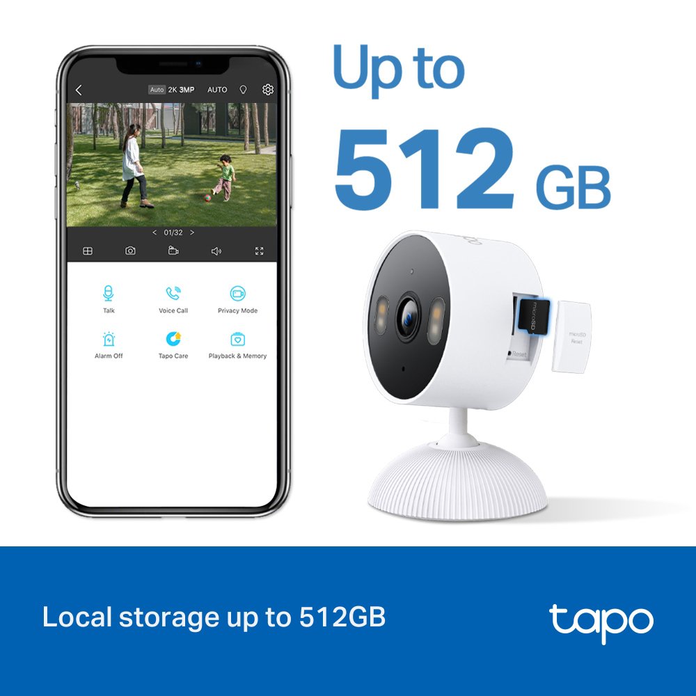 P-LINK smart camera apo-C113, 2K, IP65, two-way audio, Ver. 1.0 9402 outdoor