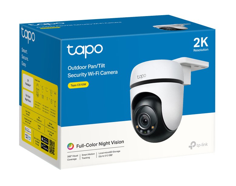 P-LINK smart kamera apo C510W, 2K, PZ, Wi-Fi, IP65, Ver. 1.0 7086 outdoor