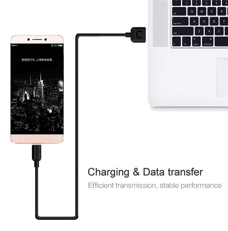 kalodio USB se USB-C US-SJ099 U-urn, 2.1A, 1m, mayro 1967 2.1A