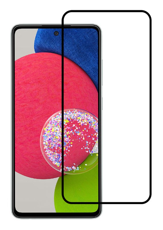 POWERTECH tempered glass 5D , Samsung A52s 5G, full glue, μαύρο 3859
