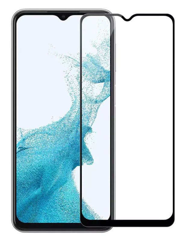 POWERTECH tempered glass 5D , Samsung Galaxy A23 5G, full glue 4576