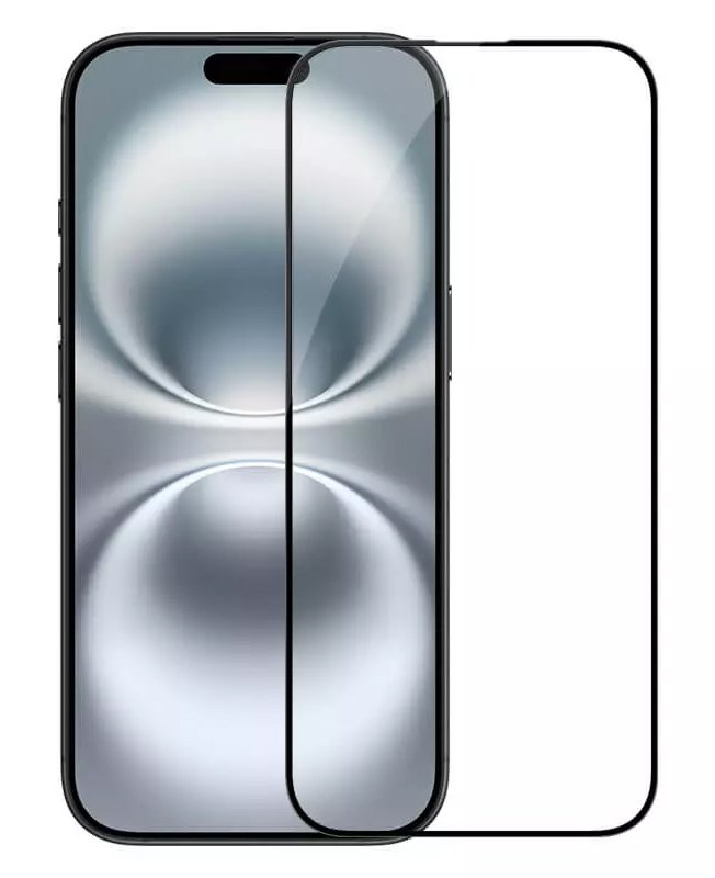 POWERTECH tempered glass 5D για iPhone 16, full glue 7653