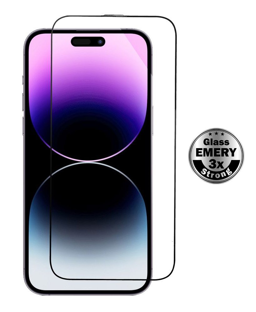 POWERTECH tempered glass Emery 5D  για iPhone 16, full glue 9010