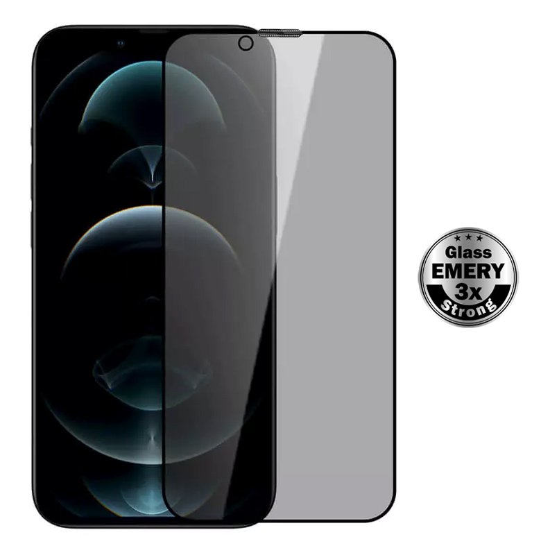 POWERTECH tempered glass Emery Private 5D  για iPhone 14, full glue 9030