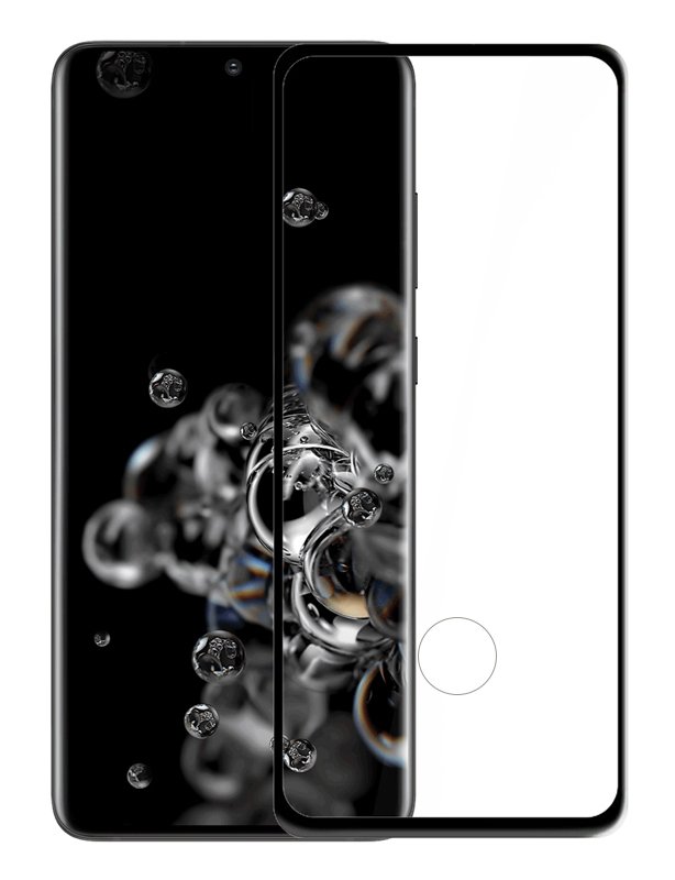POWERECH empered Glass 5D, Full Glue, Samsung Galaxy S20 Ultra, μαύρο