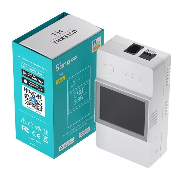 SONOFF smart διακόπτης ελέγχου θερμοκρασίας/υγρασίας , WiFi, 20A 4029 - Image 8