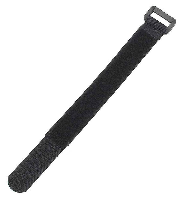 POWERTECH ιμάντας τύπου velcro , 60x2cm, μαύρος, 10τμχ 1637