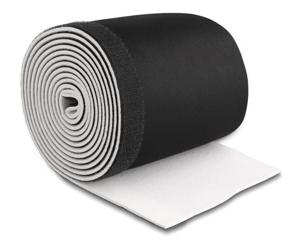 Ταινία νεοπρενίου τύπου Velcro , 13.5cm, 3m, μαύρη/λευκή 3731
