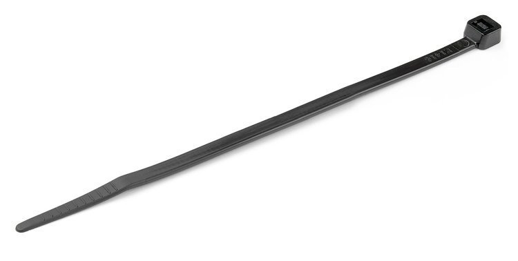 POWERTECH δεματικά καλωδίων , 150x2.5mm, μαύρα, 100τμχ 4117
