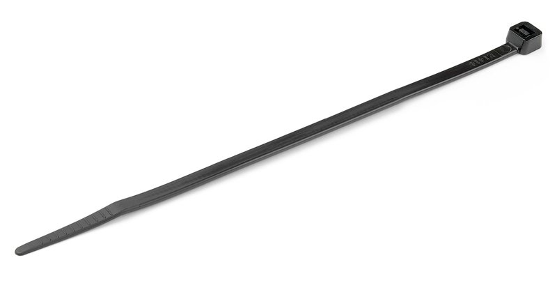 POWERTECH δεματικά καλωδίων , 200x6.0mm, μαύρα, 100τμχ 4141