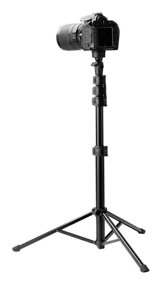 FOTOPRO τρίποδο φωτογράφισης , πτυσσόμενο έως 156cm, έως 2kg, μαύρο 7569 - Image 2