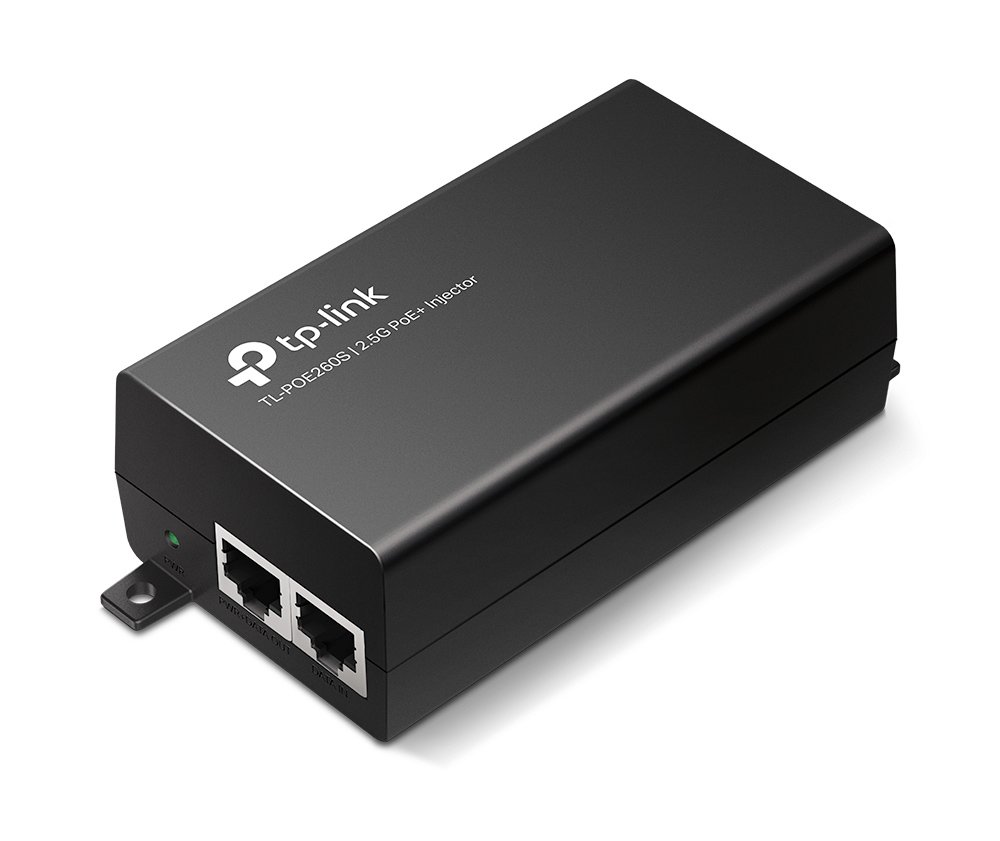 TP-LINK 2.5G PoE+ Injector , IEEE 802.3af/at, Ver. 1.0 5748