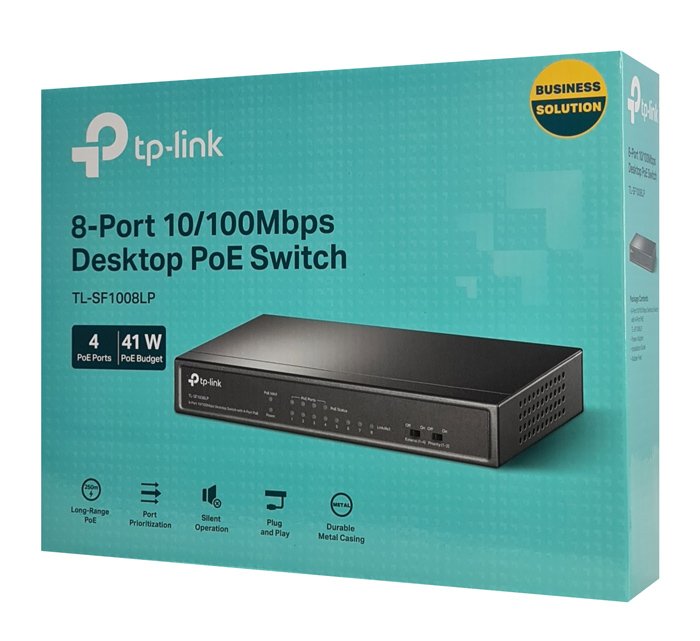 TP-LINK desktop switch , 8-Port 10/100Mbps, 4x PoE, Ver. 2.0 4684 - Image 7