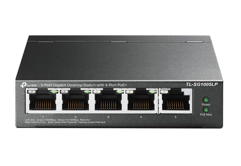 desktop switch, 5-Port Gigabit, 4x PoE+, Ver. 2.0 4682 10 - 100 - 1000