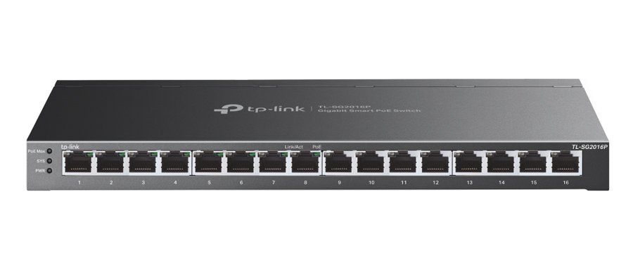 TP-LINK JetStream switch , 16-Port Gigabit, 8x PoE+, Ver. 1.0 4677