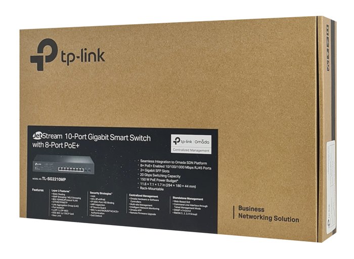 TP-LINK JetStream switch , 10-Port Gigabit, 8x PoE+, Ver. 4.0 4678 - Image 4