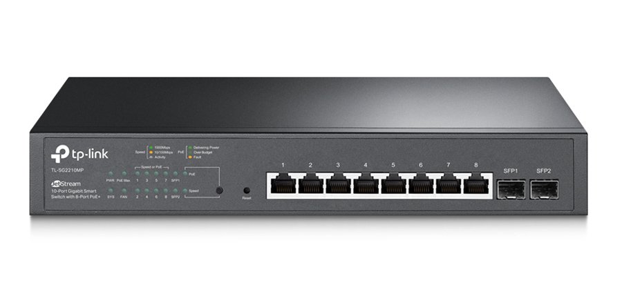 TP-LINK JetStream switch , 10-Port Gigabit, 8x PoE+, Ver. 4.0 4678