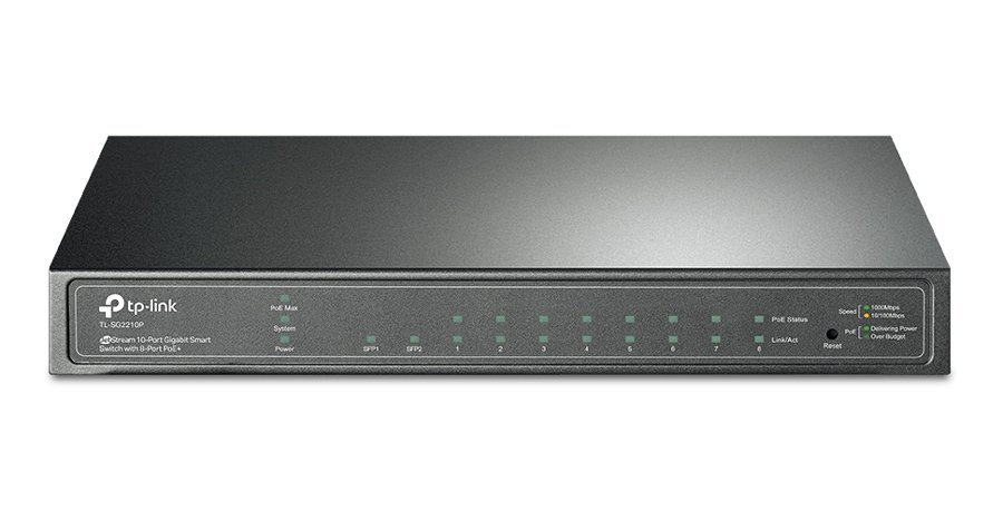 TP-LINK JetStream switch , 10-Port Gigabit, 8x PoE+, Ver. 5.0 4679