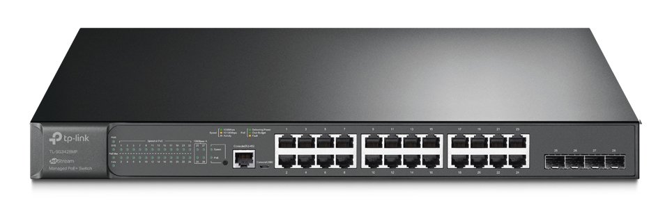 TP-LINK L2 Managed Switch , 24x PoE+, 4x SFP, Ver. 5.2 3700 - Image 3