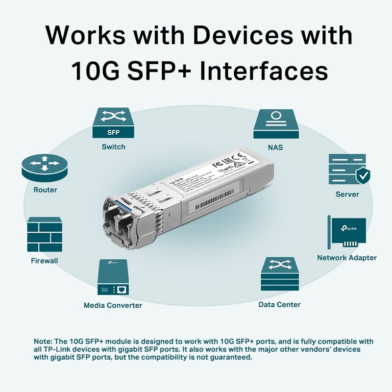 10GBase-LR SFP+ LC Transceiver, eos 10km, Ver. 1.0 4688 0 3