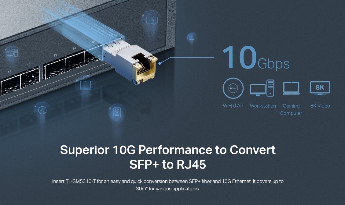 10G BASE-T RJ45 SFP+ Module, eos 30m, Ver. 1.0 5035 0 4