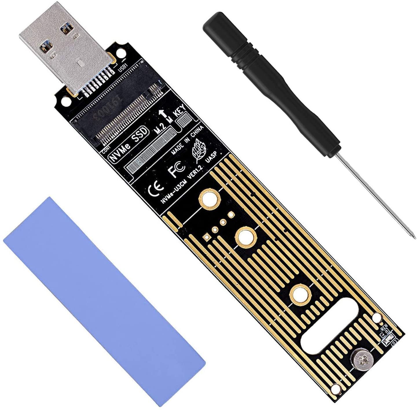 POWERTECH Converter M.2 Key M NVMe σε USB 3.1 Gen 2  1872