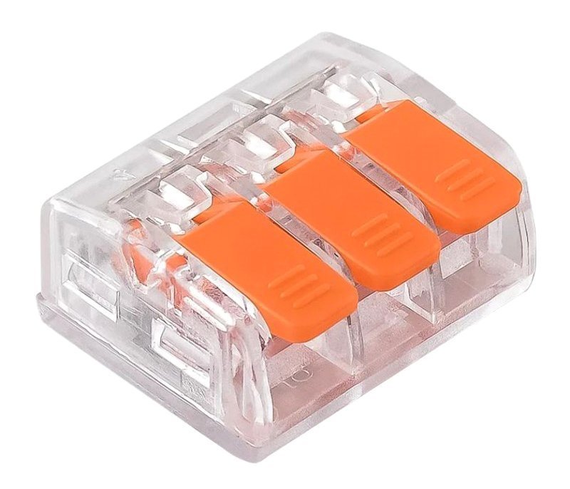 POWERTECH κλέμα σύνδεσης καλωδίων , 3pin, 10τμχ 9335