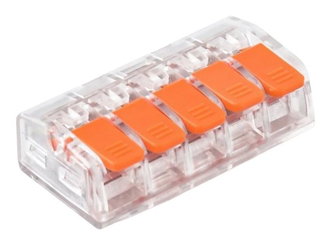 POWERTECH κλέμα σύνδεσης καλωδίων , 5pin, 10τμχ 9336