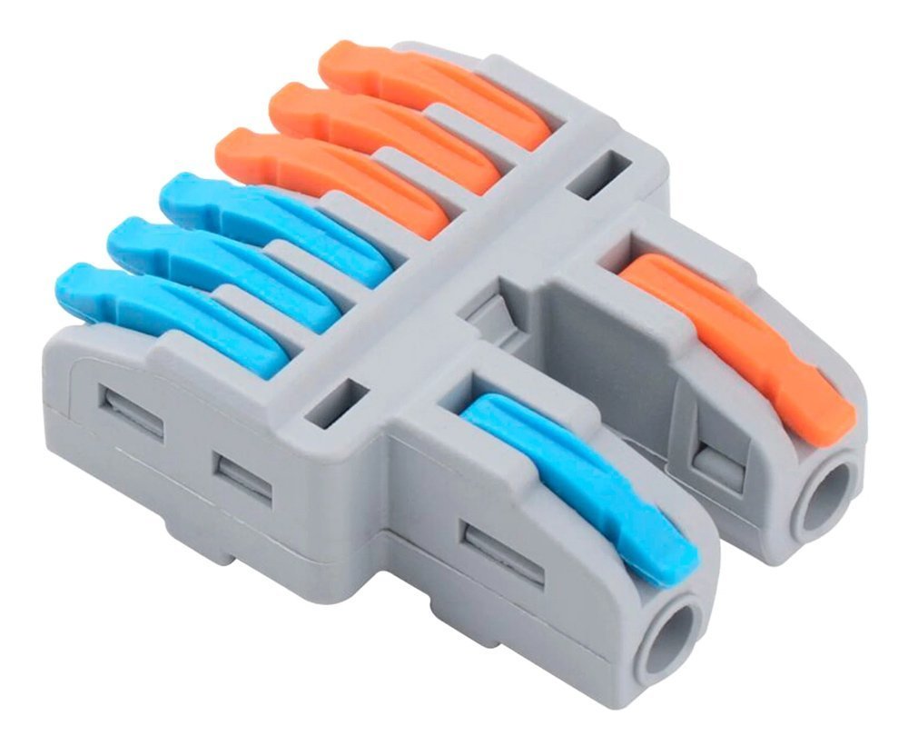 POWERTECH κλέμα σύνδεσης καλωδίων , 6pin προς 2pin, 5τμχ 9342