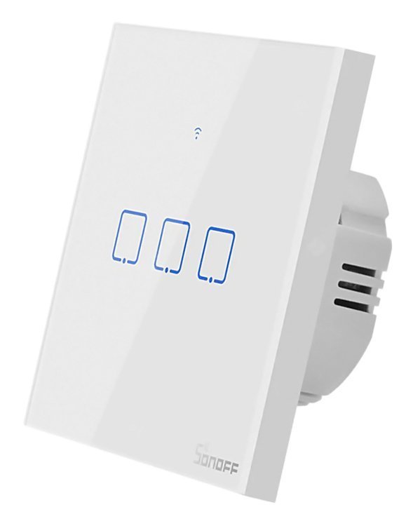 SONOFF smart διακόπτης ΤΧ-2EU3C, αφής, Wi-Fi, τριπλός, λευκός 1902