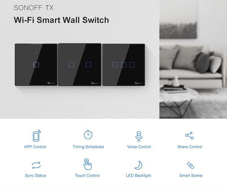 smart diakoptis TCh-3EU1C, afis, Wi-Fi, monos, mayros 1903 Diakoptis toichoy