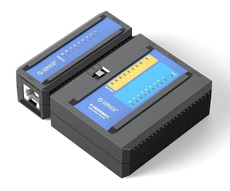 ORICO tester καλωδίων , δικτύου 4P/8P & τηλεφώνου 2P/4P/6P 3619