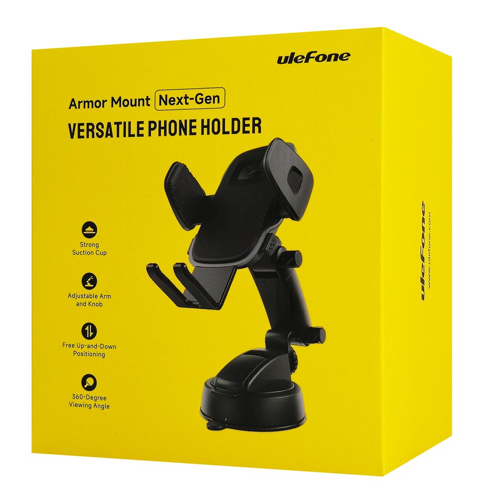 ULEFONE βάση smartphone αυτοκινήτου για ταμπλό, 58-100mm x 120mm, μαύρη 9758 - Image 3