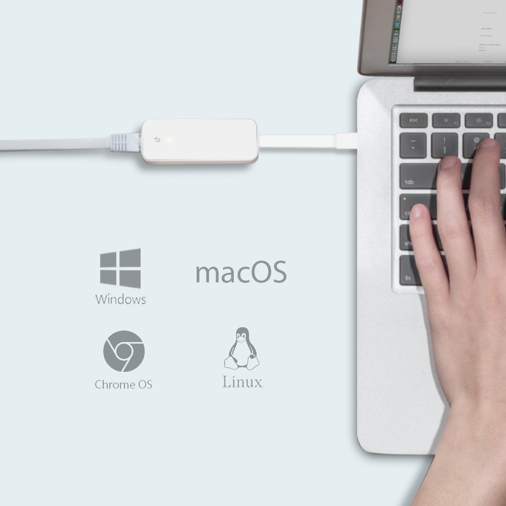 antaptoras diktyoy, USB-C, 1000Mbps Ethernet, Ver. 2.0 5966 USB-C