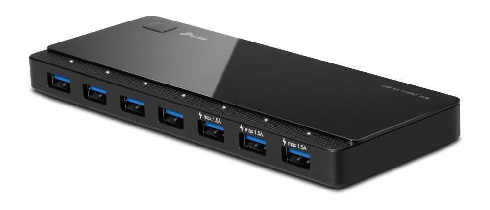 TP-LINK USB hub , 7x θυρών, 5Gbps, 5V/1.5A, USB σύνδεση, μαύρο 1518