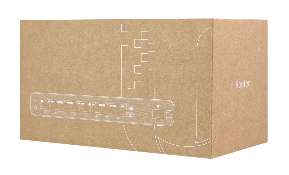 router, 8x Gigabit Ethernet Thyres, 1000Mbps, PoE 30W 8873 Router 5