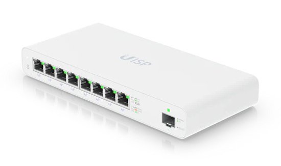 UBIQUITI Switch , 8-Port Gigabit, 10/100/1000 Mbps, PoE 4088